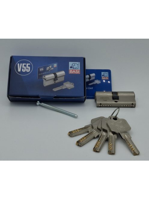Basi V55 30x35G gombos nikkelezett zárbetét