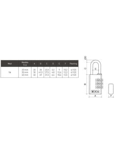 LAKAT KOMBI 16/40 mm