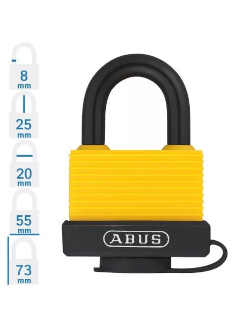 ABUS 717AL/45 lakat sárga