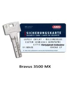 Kulcs gyártása kódkártya alapján - Abus Bravus 3500 MX