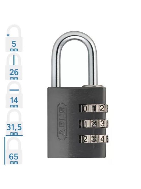 Abus 724/30 lakat antracit