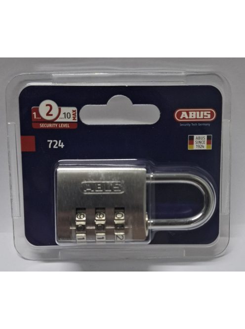 ABUS 724/30 lakat ezüst