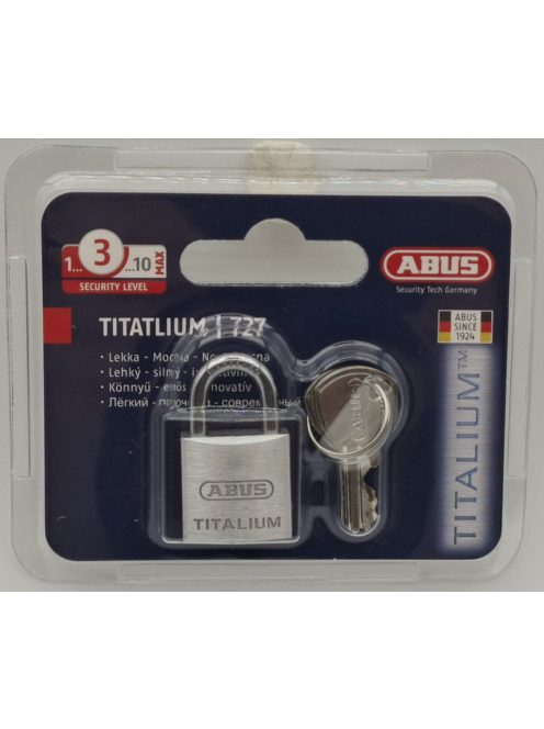 Abus 727TI/20 Titalium lakat (KA)