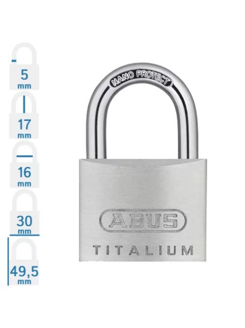 Abus 727TI/30 Titalium lakat