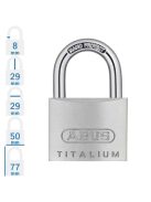 Abus 727TI/50 Titalium lakat 