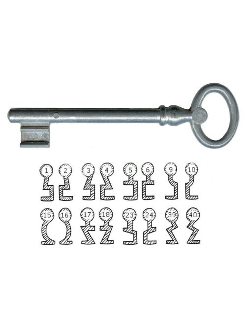 Spiáter kertkapu kulcs