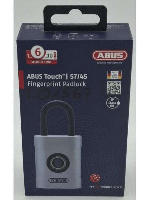 ABUS 57/45 Touch 57 Ujjlenyomatos lakat
