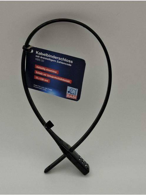 Basi KBS50 fekete számkombinációs lakat