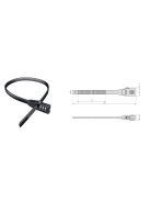 Basi KBS50 fekete számkombinációs lakat