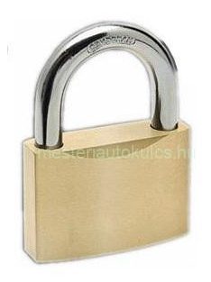 Hosszú kengyeles 40mm-es gravírozható réz lakat