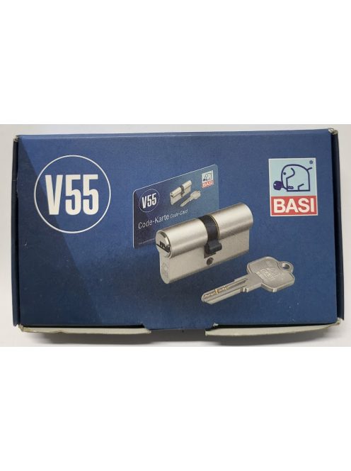 Basi V55 vészfunkciós 50x50 nikkelezett zárbetét
